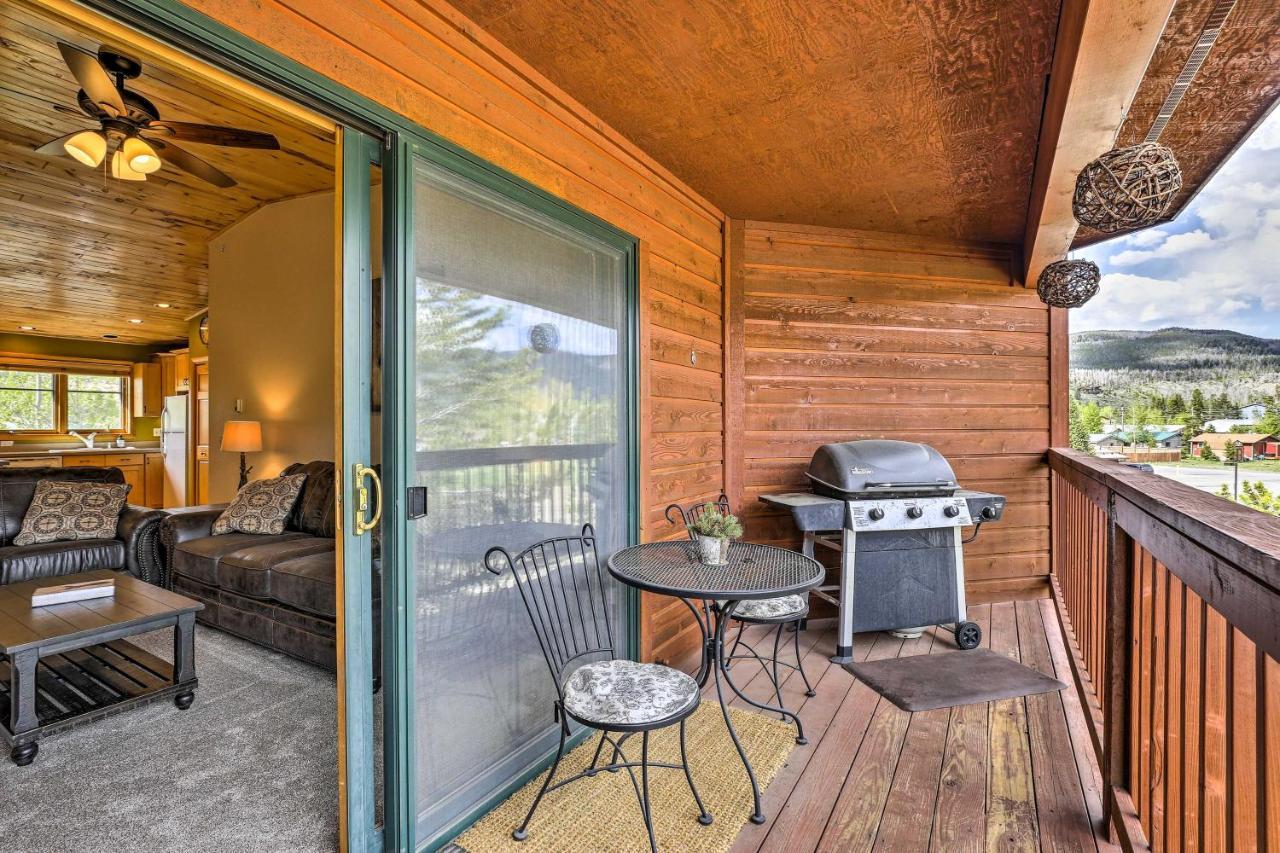 Mountain-View Condo With Deck Walk To グランドレイク エクステリア 写真